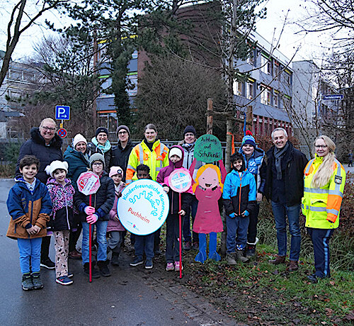 Grundschule am Gernerplatz –  Start der neuen „Zu-Fuß-zur-Schule“-Phase
