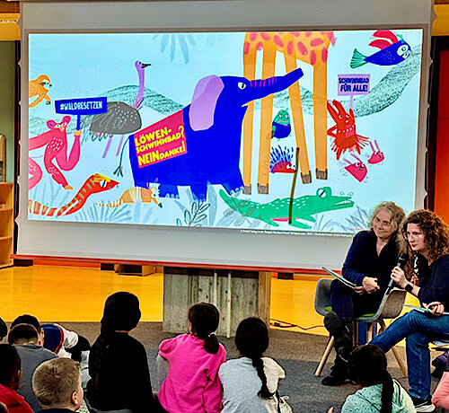 Grundschule Puchheim-Süd – Bunter Lesetag anlässlich des Internationalen Vorlesetags