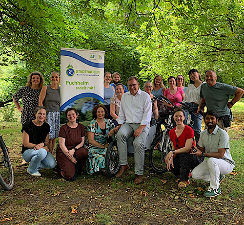 Das Team der Stadt Puchheim beim Stadtradeln 2026